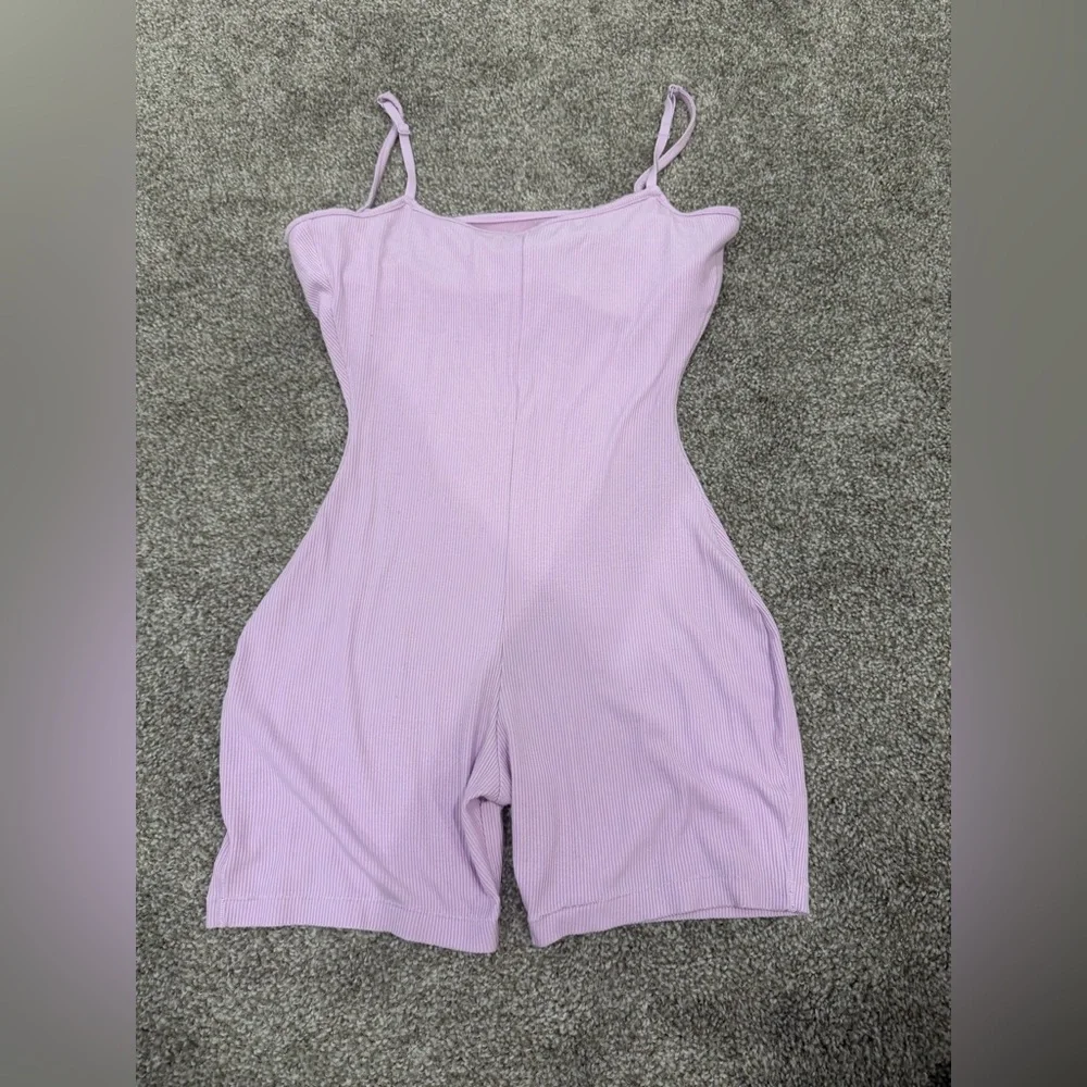 Skims Fit Everybody Picot Onsesie - Bubble Gum - Picture 3 of 5